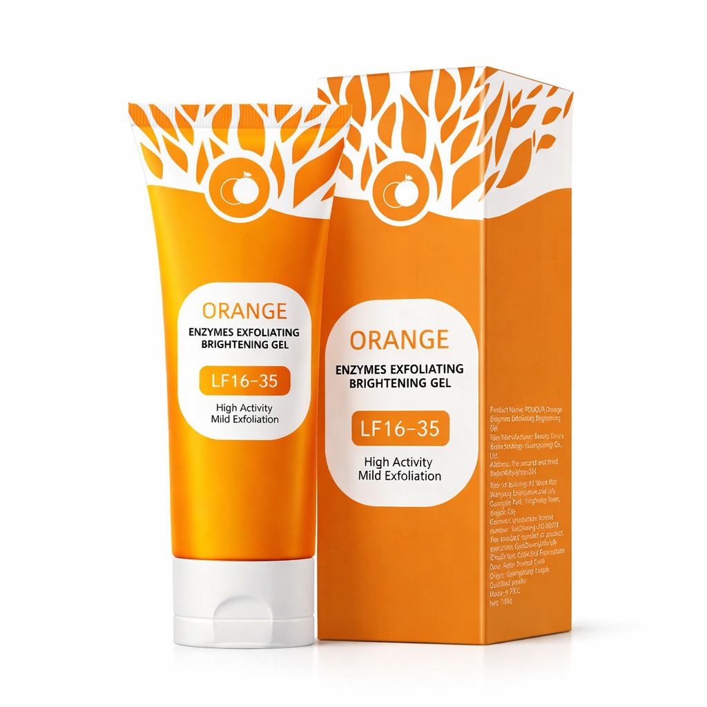 🍊 Gel Exfoliant Éclaircissant aux Enzymes d’Orange