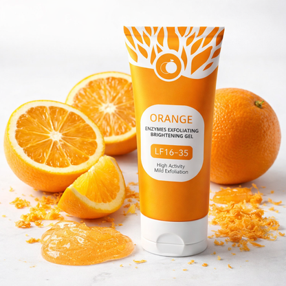🍊 Gel Exfoliant Éclaircissant aux Enzymes d’Orange