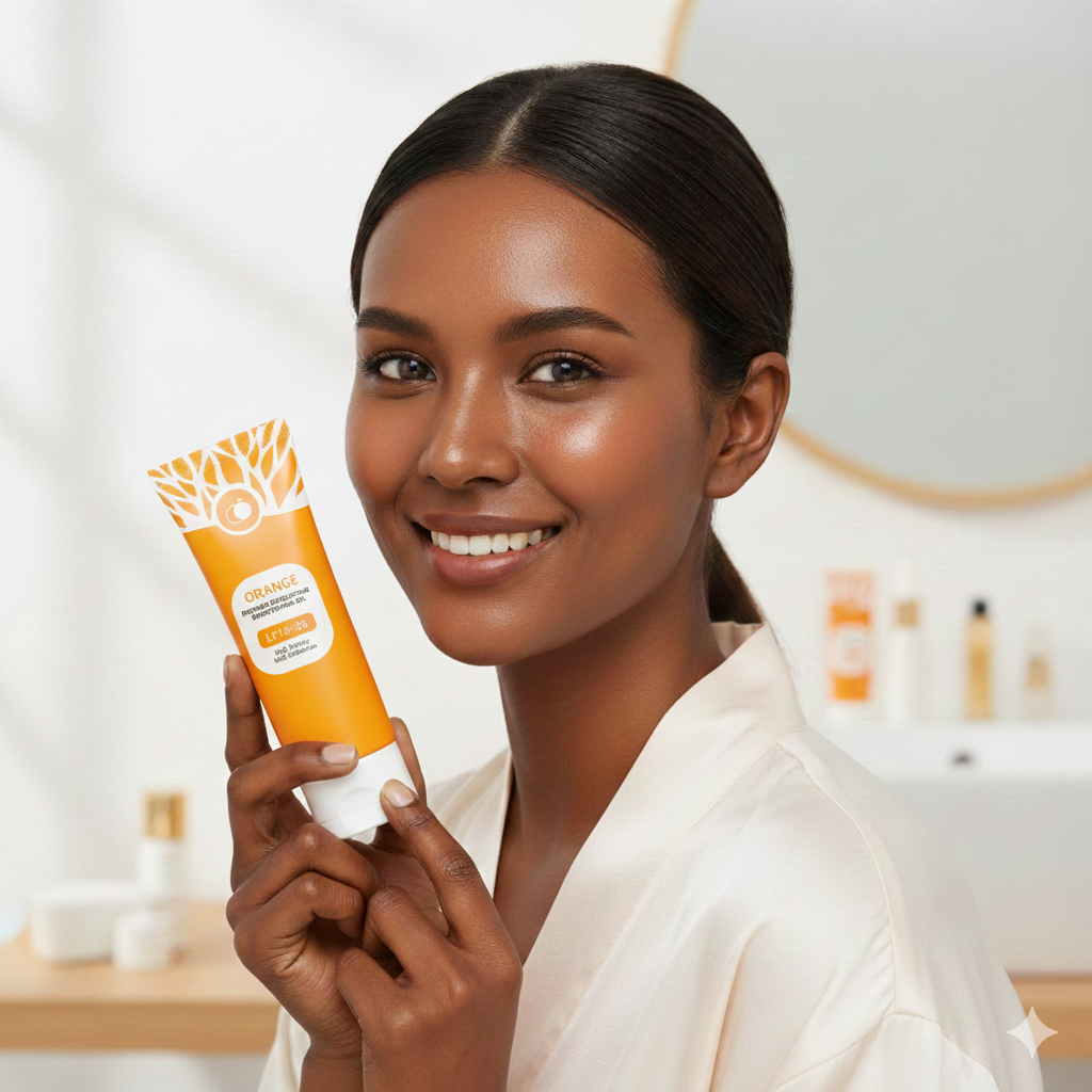 🍊 Gel Exfoliant Éclaircissant aux Enzymes d’Orange